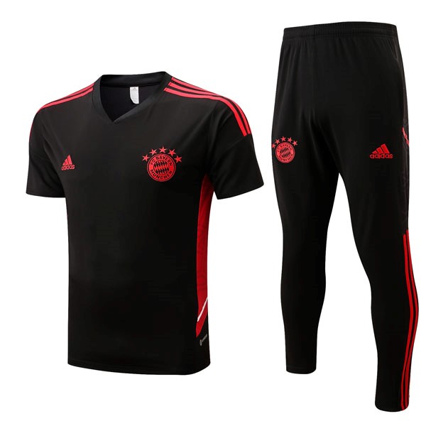 Trikot Bayern München Komplett-Set 2022-2023 Schwarz Rote